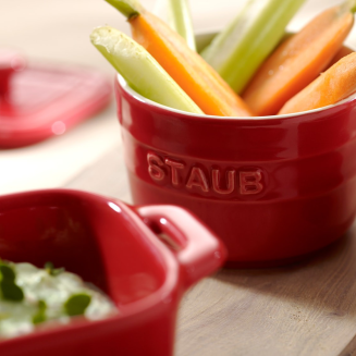  Staub Mini Ramekin Round, 2 pcs. - 200 ml, Red - 3