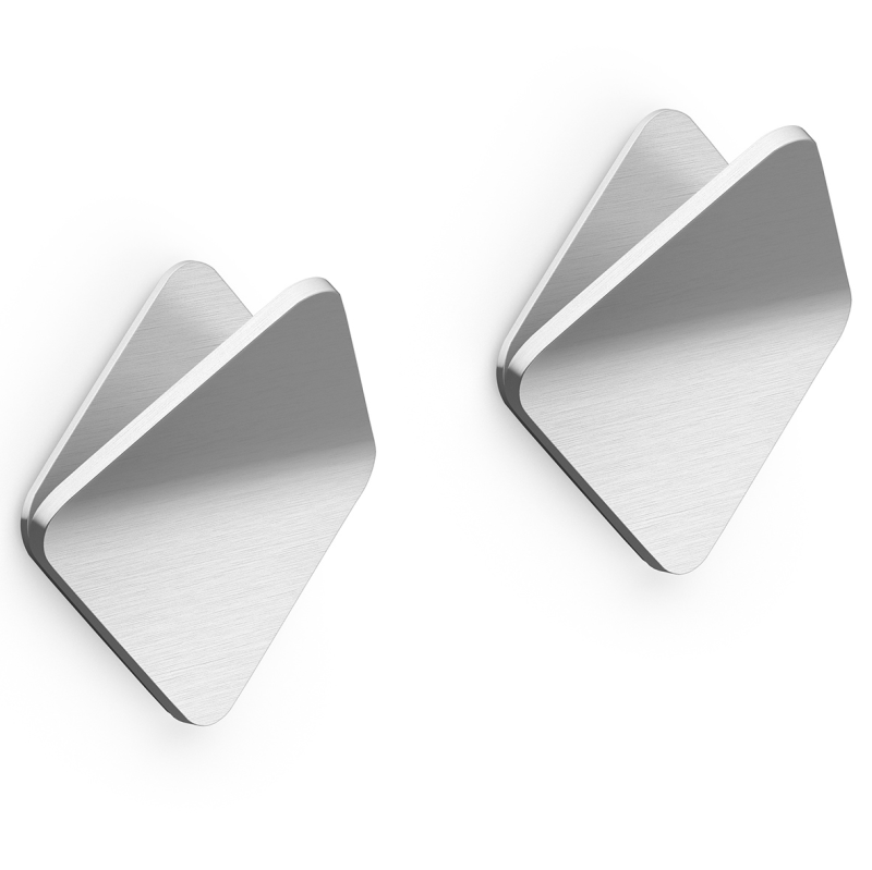 Set of 2 Zack Olfo matt towel racks