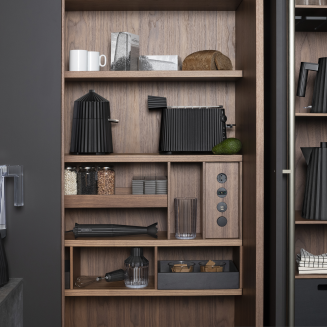 Alessi Plisse electric kettle black 1.7l - 4