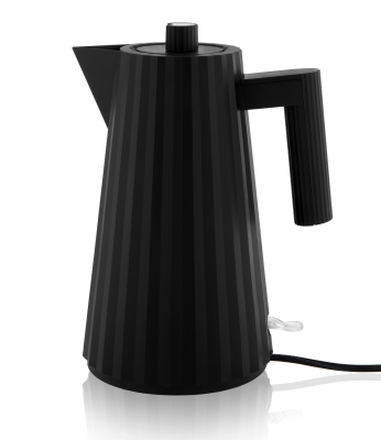 Alessi Plisse electric kettle black 1.7l