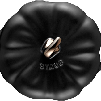  Mini Cocotte round pumpkin Staub - Black, 700 ml - 5