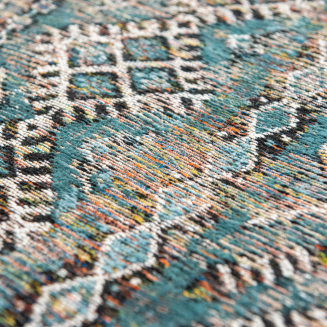  Louis de Poortere Antiquarian Kilim zemmuri blue carpet - 4