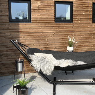  Hammock with stand SACKit Cobana Hammock set Alu Black - 3