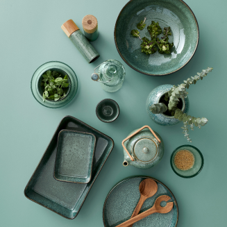  Bitz Black Green serving platter 38x14 cm - 5