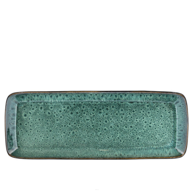  Bitz Black Green serving platter 38x14 cm