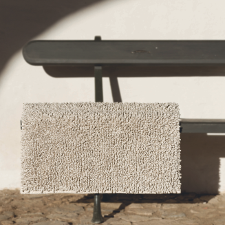  Bricini Salines Natural bathroom rug - 2