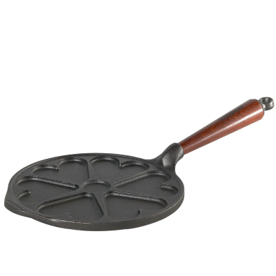  Skeppshult cast iron frying pan for heart-shaped pancakes, 22 cm