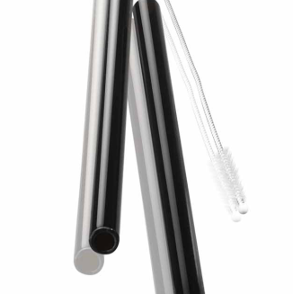 Zestaw 4 słomek szklanych Gefu Future 18 cm - 6