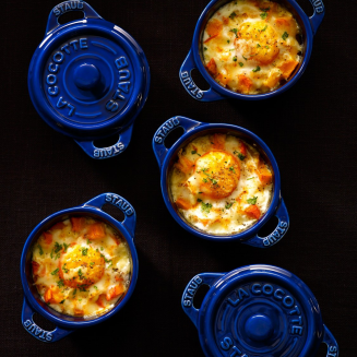  Staub Mini Cocotte Round - 200 ml, Blue - 3