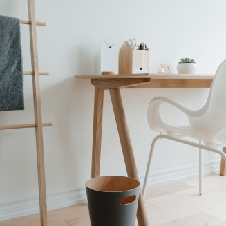  Umbra Woodrow Natural-Charcoal basket 7.5 l - 10