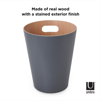  Umbra Woodrow Natural-Charcoal basket 7.5 l - 6