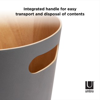  Umbra Woodrow Natural-Charcoal basket 7.5 l - 8