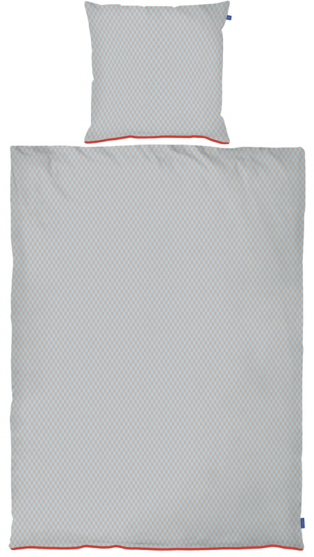 Pościel Mette Ditmer MINI CHECKS Light Blue & Tan 140×220 cm