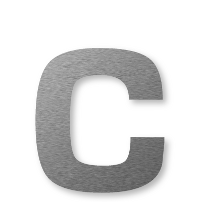  Keilbach Big Number house letter "C" 4 sizes