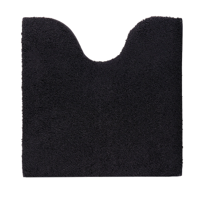  Aquanova Loa Black rug with cutout, 60x60 cm