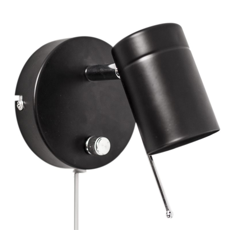  By Rydens Correct 1-lite wall black wall lamp | BUY CHEAPER WITH A DISCOUNT CODE