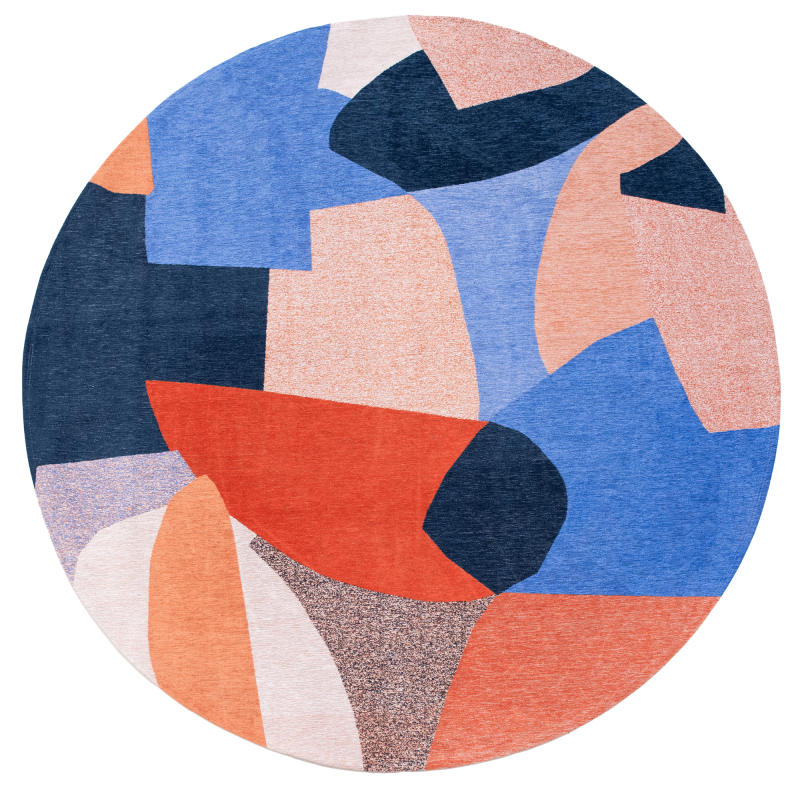  Louis de Poortere Gallery Collection Shapes Carpe Diem round carpet, 240 cm