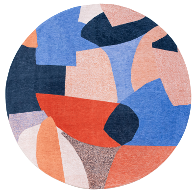  Louis de Poortere Gallery Collection Shapes Carpe Diem round carpet, 240 cm