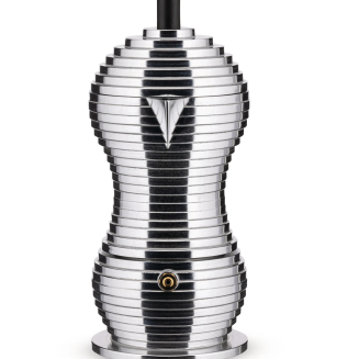 Alessi Pulcina coffee maker for 1 cup with black handle - 2