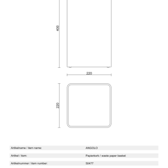 Zack Angolo basket 40x20x20 cm - 3