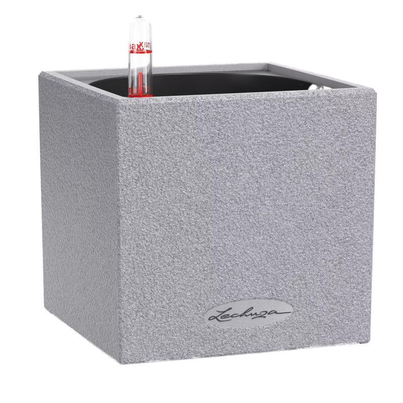  Lechuza Canto Stone flowerpot 14 cubes, stone gray