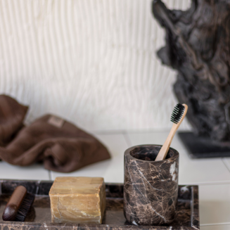 Kubek łazienkowy Mette Ditmer Denmark Marble Brown | BESTSELLER | SZYBKA WYSYŁKA 24H - 2