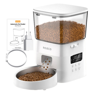 Inteligentny dozownik karmy Rojeco 2L Pet Feeder Button Version - 2