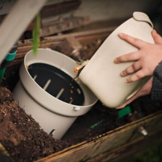 Podziemny kompostownik Plastia 26.5 cm jasnoszary - 6