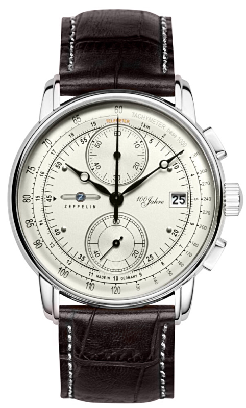 Zegarek Męski ZEPPELIN 100 Yahre Chronograph 8670-1 + BOX