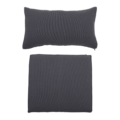  Bloomingville Mundo Gray chair cushion cover set