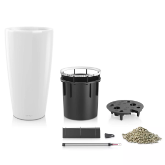  Lechuza Rondo Premium 32 flowerpot | 40 white gloss - 2