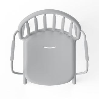 Krzesło ogrodowe z podłokietnikami Fatboy Fred's Armchair Light Grey - 4