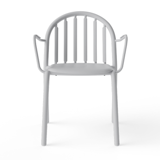 Krzesło ogrodowe z podłokietnikami Fatboy Fred's Armchair Light Grey - 3