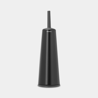 Brabantia ReNew Matt Black free-standing toilet brush - 2