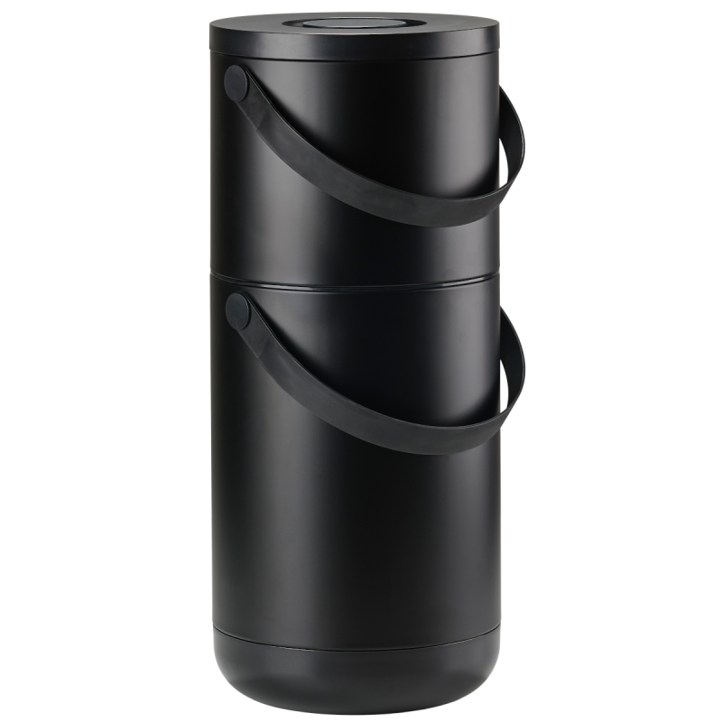  Zone Denmark Circular Waste Bin 22+12l Black
