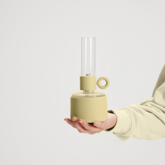 Lampa oliwna Fatboy Flamtastique XS Soft Pale Yellow - 7