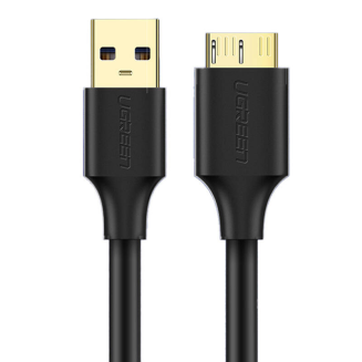 Kabel UGREEN US130 USB-A 3.0-micro USB 3.0 1m (czarny) - 2