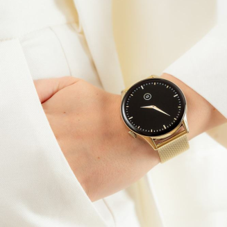 Smartwatch Gravity Złoty Pasek + Bransoleta GT11-2 - 3