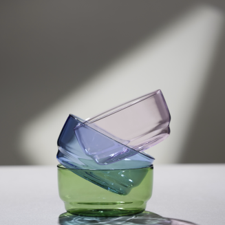 Miseczki Lyngby Glass Torino Blue 500 ml - 2 szt. - 3