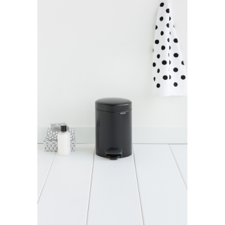  Brabantia NewIcon bathroom basket 3l, matt black - 3