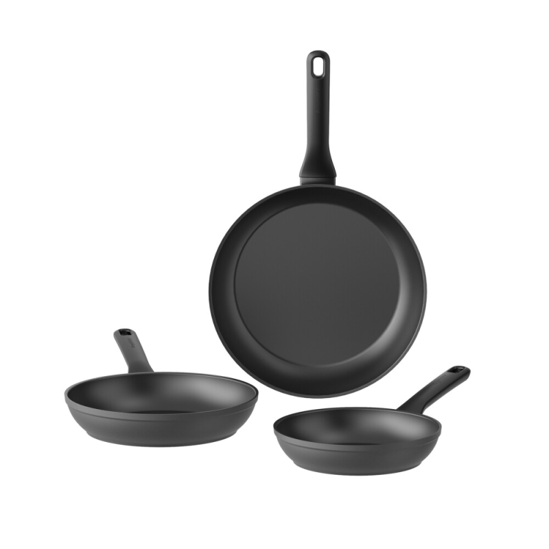 BergHOFF | 3-el. zestaw patelni non-stick Helix (20 + 24 +28cm)