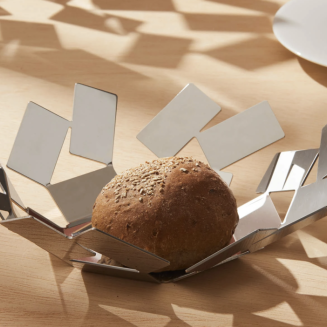 Alessi La Stanza dello Scirocco bread basket, polished silver - 2