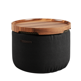 SACKit Serving Tray acacia pouf - 3