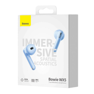 Słuchawki TWS Baseus Bowie WX5 (niebieskie) - 9