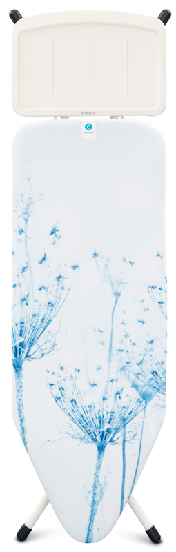  Brabantia Cotton Flower ironing board with steam generator stand 124x45 cm