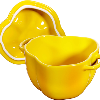  Mini Cocotte round Staub pepper - 470 ml, Yellow - 4