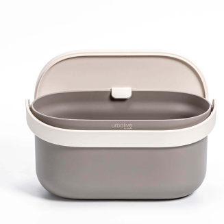 PLASTIA Pojemnik na bioodpady z ramką 3.1 ltr jasnoszary - 4