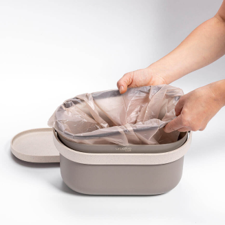 PLASTIA Pojemnik na bioodpady z ramką 3.1 ltr jasnoszary - 7