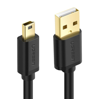 Kabel USB 2.0 UGREEN  US13210355B, męski, mini USB, 1m (czarny) - 3