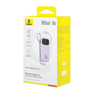 Powerbank BASEUS QPow 2 10000mAh 30W (fioletowy) - 7